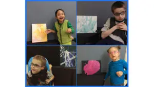 images of children with special needs using art in special education - Watson Institute