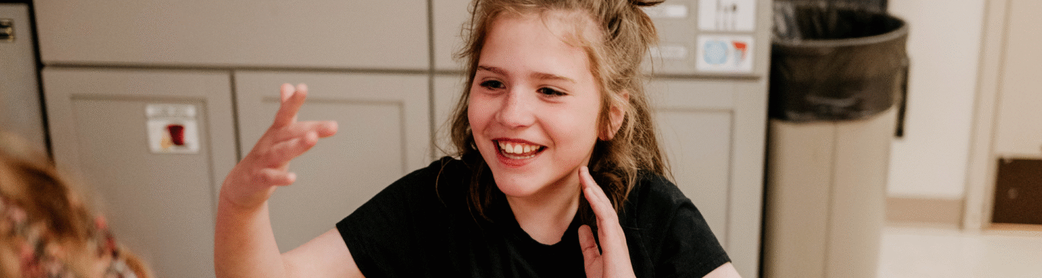 student with disability in a special ed classroom - Watson Institute