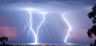 severe lightning storm depicting scary weather - Watson Institute