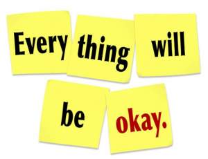 Everything will be okay sticky notes - Watson