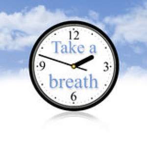 Take a breath clock