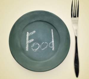 Food - Plate and fork
