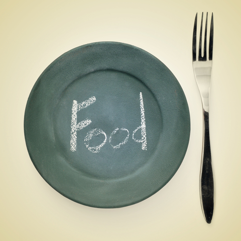 Food - Plate and fork