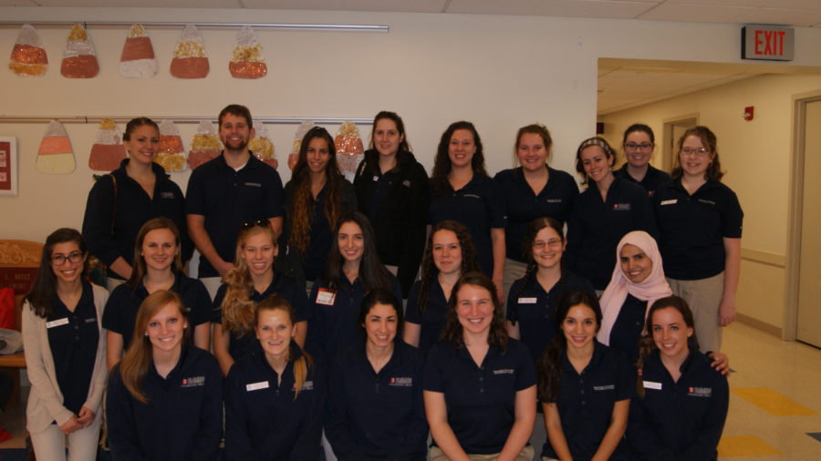 Students in Duquesne University's OT program visit The Education Center