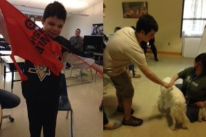 2 students dog toys