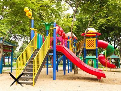 Visual resource to help child share space at the playground and avoid sensory sensitivities - Watson Institute