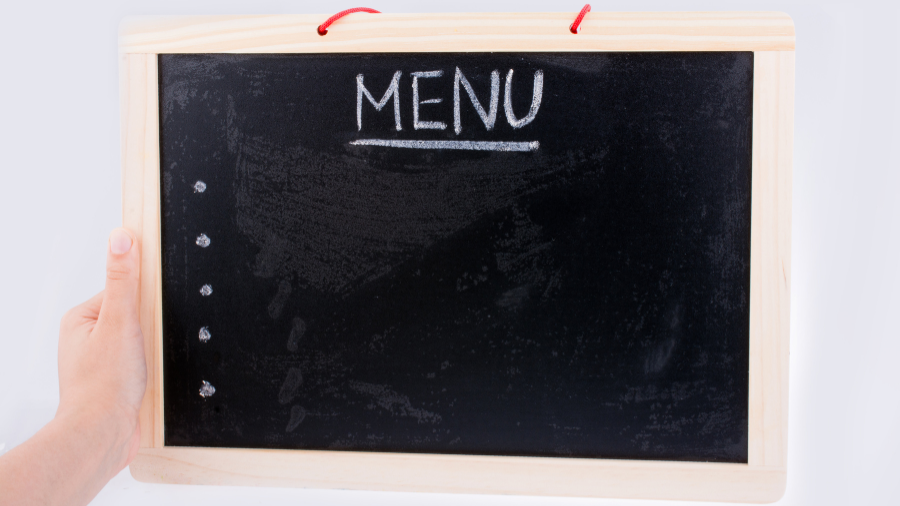 structured choice sitting at supper choice menu board strategy to help children sit through mealtimes - Watson Institute