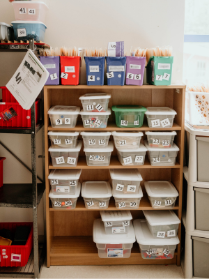 special education classroom center set up using checklist for work centers - Watson Institute