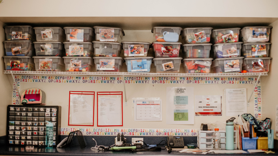 area within a special education classroom set up using the checklist - Watson Institute